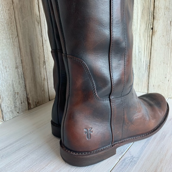 Frye Paige brown Tall Riding Boot - Picture 4 of 7